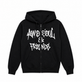 Amosoul & Friends Graffiti Zip-Up Hoodie